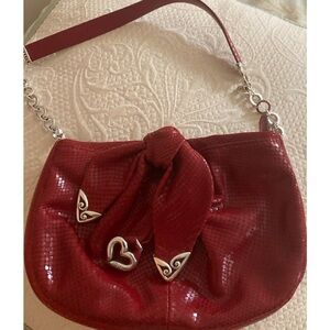 Red bow BRIGHTON handbag